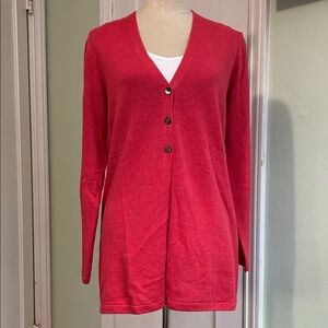 J. Jill Linen Blend Cardigan